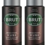 Brut Musk Deodorant Spray For Men Deodorant Spray  –  For Men(400 Ml, Pack Of 2)
