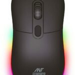 Ant Esports Gm40 /Rgb Led, Lightweight (115 Gms) ,Ergonomic Design, Upto 2400 Dpi Wired Ambidextrous Optical  Gaming Mouse(Usb 3.0, Black)