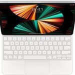Apple Magic Keyboard For Ipad Air 13 Inch Mjql3Hn/A Bluetooth Tablet Keyboard(White)