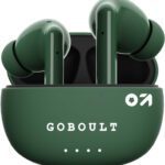 Goboult (Previously Boult) W20 With Enc Mic,40H Battery Life,Low Latency Gaming, 5.3V Bluetooth(Pine Green, True Wireless)