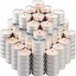 Chiklit Enterprise Tealight Candle Candle(White, Pack Of 100)