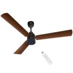 Rr Signature Brightair 1200Mm Bldc Ceiling Fan With Remote Control | Bee 5 Star Rated Energy Efficient Ceiling Fan | High Air Delivery With Led Indicators | 2 Year Warranty (Velvet Brown)