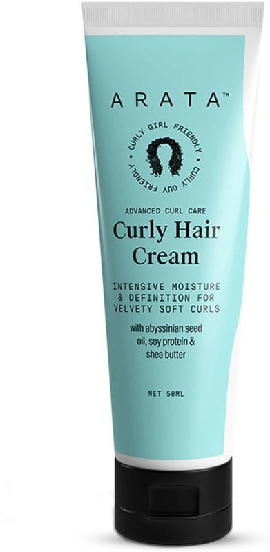 Arata Styling Cream With Flaxseeds For Daily Use |Non Greasy, Matte Finish Hair Cream(50 Ml)