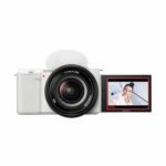 Sony Alpha Zv-E10L 24.2 Mega Pixel Interchangeable-Lens Mirrorless Vlog Camera With 16-50 Mm Lens, Made For Creators | Aps-C Sensor | Advanced Autofocus | Clear Audio & 4K Movie Recording – White