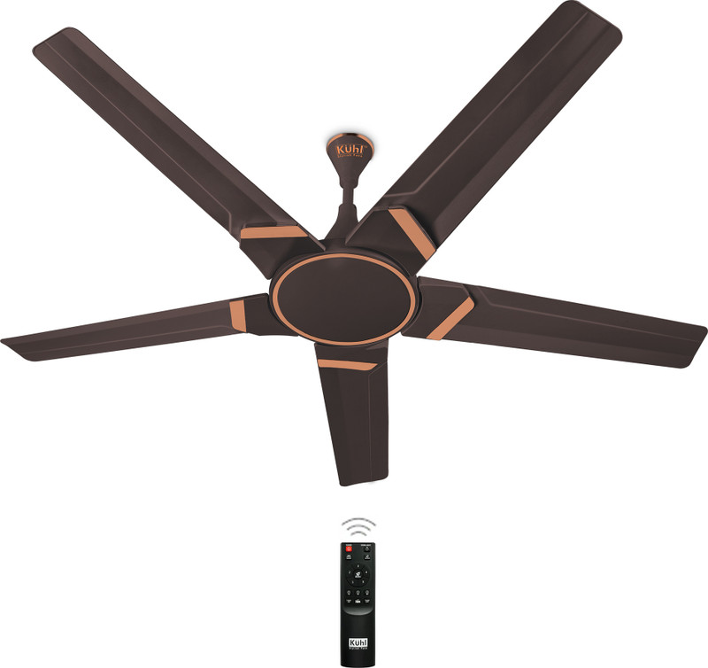 Kuhl 119048E With 5 Year Warranty Bldc Motor With Remote 1320 Mm Ceiling Fan(5 Star | Espresso | Pack Of 1)