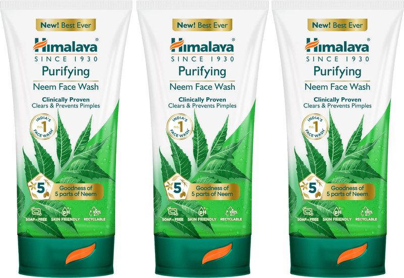 Himalaya Purifying Neem|Clinically Proven To Fight Against Acne And Pimples|100% Naturally Derived Neem Face Wash(450 Ml)