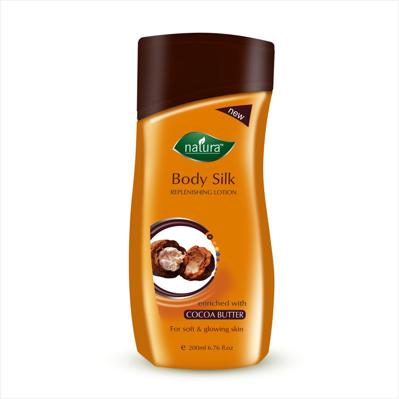 Natura Body Silk Cocoa Butter Body Lotion(200 Ml)