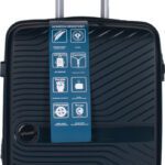 F Gear Stv Pp02 20″ Dark Blue Expandable  Cabin Suitcase 4 Wheels – 20 Inch