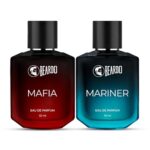 Beardo Mariner Perfume & Mafia Parfume Perfume For Men (50Ml X Pack Of 2) | Long Lasting Perfume | Date Night Perfume For Men | Christmas Gift For Men | Gift For Friends | Gift For Men