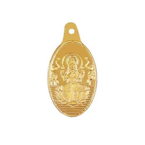 Bangalore Refinery 24K (999) Gold Coin Pendants 1Gm (Goddess Lakshmi)