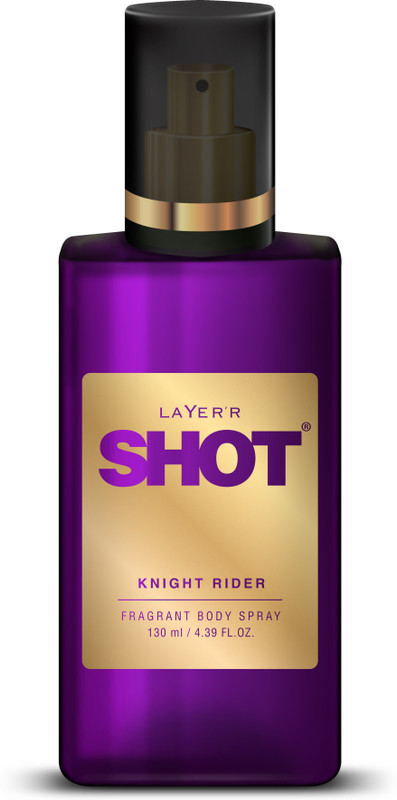 Layer’R Shot Knight Rider Long Lasting Fragrance Body Spray  –  For Men(130 Ml)
