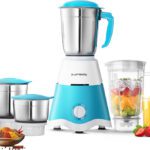 Longway Super Dlx 750 W Juicer Mixer Grinder(Super | 4 Jars | White, Blue)