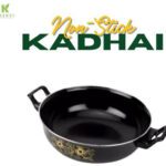 Kashvi Best Big Kadhai Induction Base Kadhai 26 Cm Diameter 3.5 L Capacity(Cast Iron, Non-Stick, Induction Bottom)