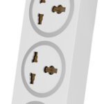 Crompton Powerbox Alpha Lite 4  Socket Extension Boards(White, 2 M)