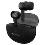 Zebronics Mist In Ear Wireless Earbuds, With Up-To 27 Hours Backup, Environmental Noise Cancellation (Enc), Gaming Mode, Touch Control, Voice Assistant Support, Splash Proof Design (Black)