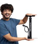 Strauss Hand Air | Double Action | Bicycle, Ball Pump(Black)
