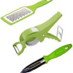 Winger Combo Of 3 Kitchen Tools Vegetable Cutter And Y Peeler And Cheese Grater Vegetable & Fruit Chopper(1 Vegetable Cutter 1 Grater 1 Peeler)