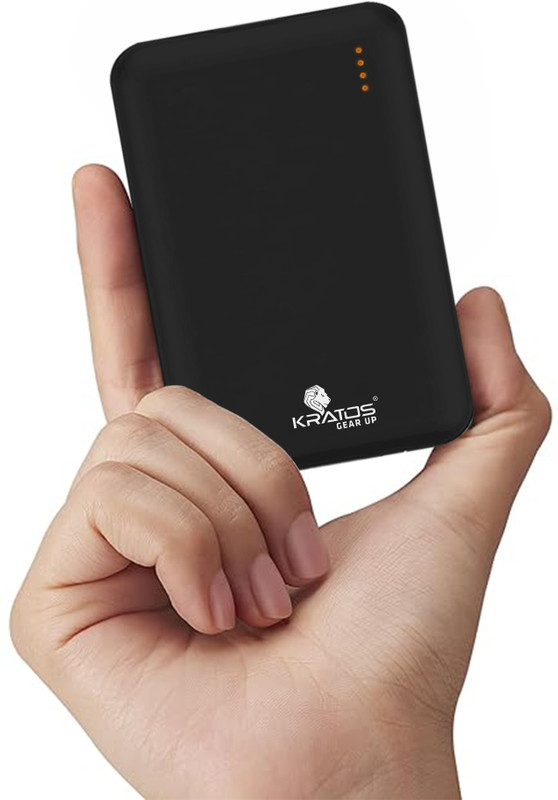 Kratos 20000 Mah 22.5 W Nano Pocket Size Power Bank(Black, Lithium Polymer, Fast Charging For Earbuds, Mobile, Smartwatch, Tablet, Trimmer, Smartband)