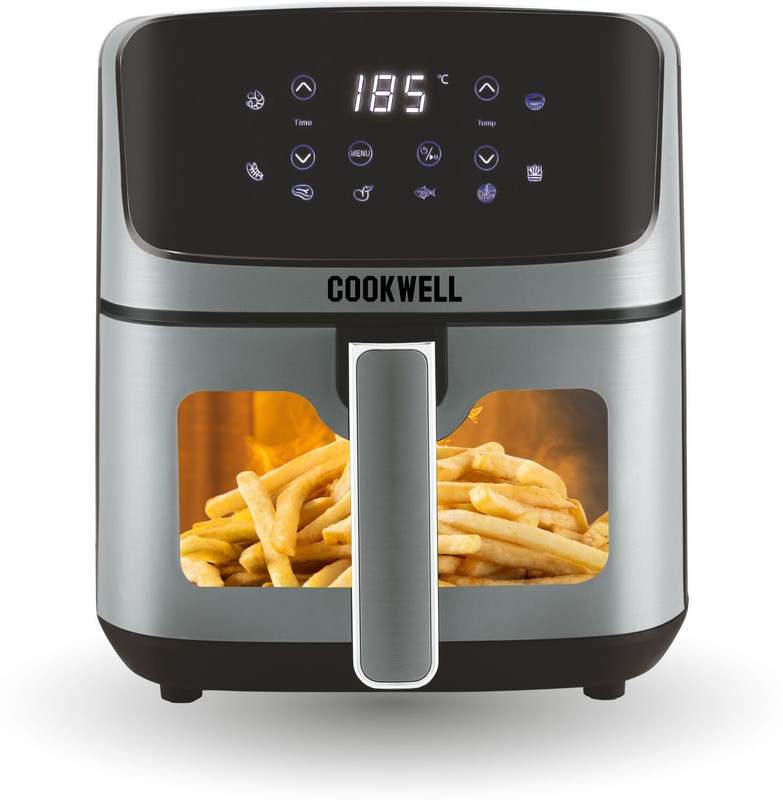 Cookwell See-Through Window Air Fryer(5 L)