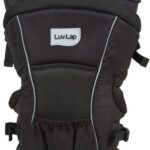 Luvlap Blossom Baby Carrier With Front & Back Carry Positions For 6 To 24 Months Baby, Baby Carrier(Black, Front Carry Facing In)