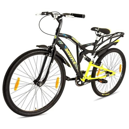 Avon Buke Draco 26T Mtb Bicycles For Men |Frame Size: 18.5 Inches|Wheel Size: 26 Inches|Short Bent Handle Bars|Rigid Fork With Caliper Break With Centre Frame/Steel Rim(Matt Glossy Black)