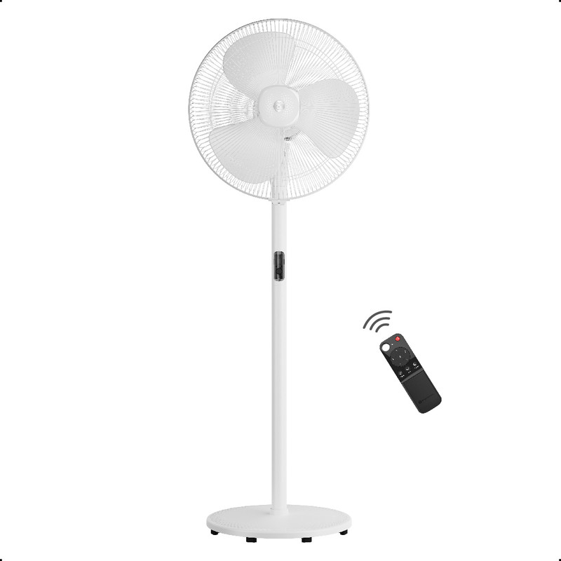 Atomberg Renesa Pedestal Swing With 2 Year Warranty Bldc Motor 400 Mm Pedestal Fan(5 Star | Snow White | Pack Of 1)