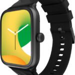 Cellecor Flex 1.83″ Bt Calling, 500 Nits, Ai Voice Assistant,Spo2,Hr, Split Screen Smartwatch(Black Strap, Free Size)