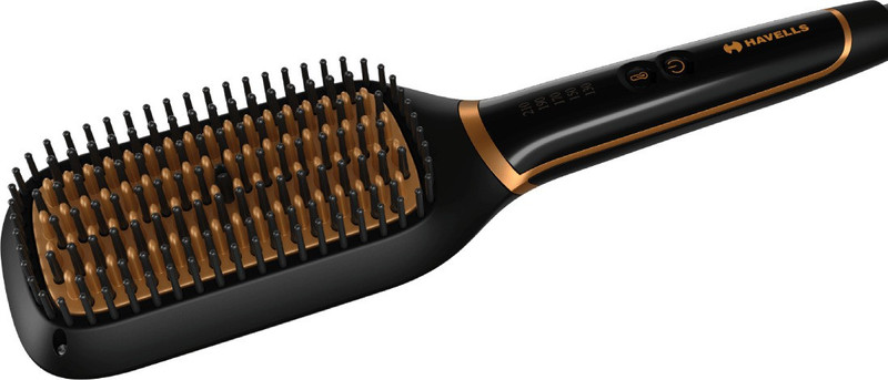 Havells Hs 4211 Hs 4211 Hair Straightener Brush(Black)
