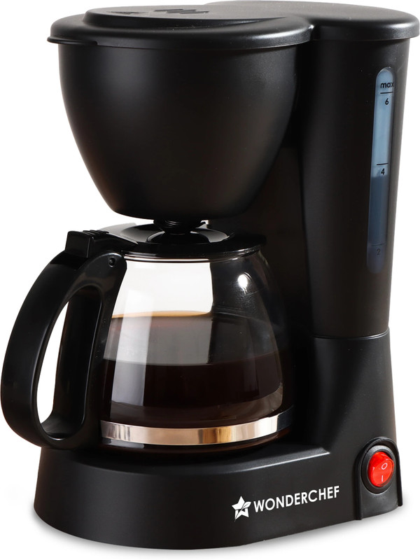 Wonderchef Swift Brew 6 Cups Coffee Maker(Black)