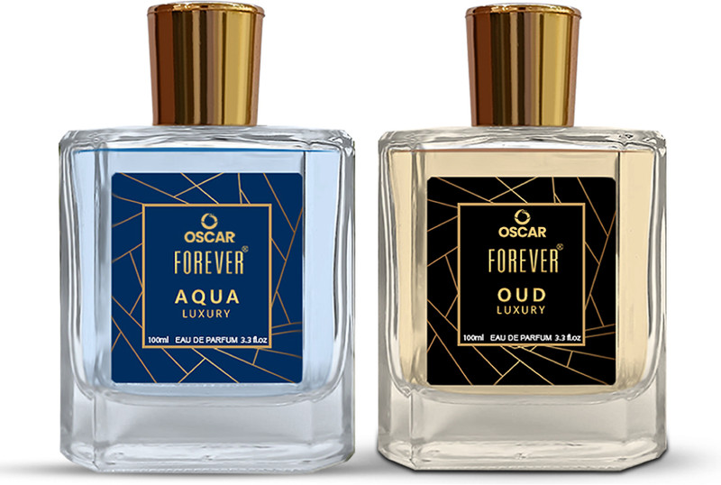 Oscar Forever Luxury Combo Of Aqua & Oud Long Lasting Fragrance (100Ml Each) Eau De Parfum  –  200 Ml(For Men & Women)