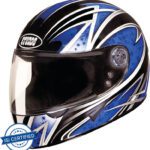 Studds Chrome D2 Motorbike Helmet(Black)
