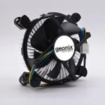 Geonix Lga 1200 Cpu Fan I Black I Low Power Cosumption I Optimal Cooling Performance I 1 Year Warranty