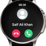 Goboult (Previously Boult) Crown R Pro 1.43”Hd Amoled, Bt Calling, Zinc Alloy Frame Smartwatch(Black Strap, Free Size)