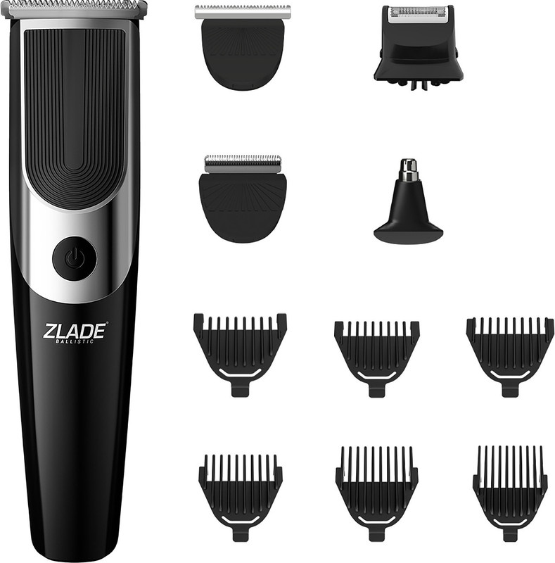 Zlade Neo 10-In-1 Multi-Groomer For Men Body Groomer 90 Min  Runtime 6 Length Settings(Black)