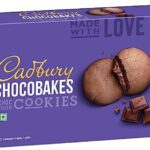 Cadbury Chocobakes Chocfilled Cookies Cream Filled Biscuit(300 G)