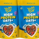 Yogabar High Protein Oats 1.7Kg Choco Almond|Protein Snack|Breakfast Cereal|850G X 2 Plastic Bottle(2 X 850 G)