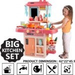 Himanshu Tex 42-Piece Kitchen Set, Smoky, Music,Real Water Tap, Actually Fell Of Kitchen For Your Kids Don,T Miss