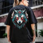 Bukkl Printed Men Round Neck Black T-Shirt