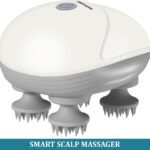 Mildcares Rechargeable Scalp Massager | 4 Rotating Nodes | For Hair Growth & Stress Relief