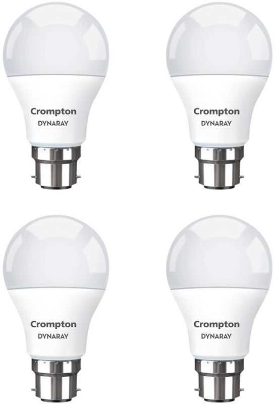 Crompton 9 W Basic Standard B22 Led Bulb(White, Pack Of 4)