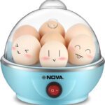 Nova Blue Electric Egg Boiler Nec 1530 Egg Cooker(Blue, 7 Eggs)