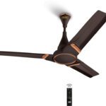 Kuhl Prima A3 Bldc 65% Power Saving With 24 Months Warranty Bldc Motor With Remote 1200 Mm Ceiling Fan(5 Star | Espresso | Pack Of 1)