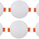 Bajaj Celesta Led Downlight 3-In-1 Colour | 5W Led Downlight | For Smaller Spaces | Long Life Of 25000 Hours (Pack Of 6)