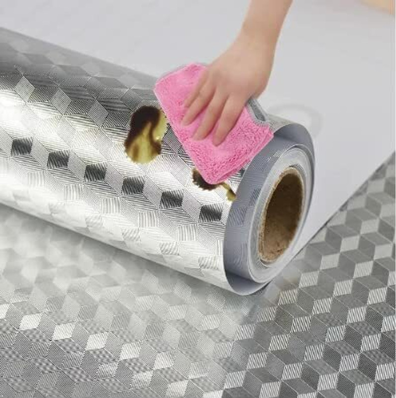 Splendid Floral & Botanical Silver Wallpaper(200 Cm X 45 Cm)