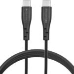 Zebronics Type C 1 M Zeb-Cc600V (Black)(Compatible With Office & Home Use, Black, One Cable)