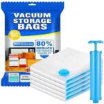 Flipkart Smartbuy Reusable Vacuum Storage Bags Travel Storage Vacuum Bags (Pack Of 5) Travel Travel Storage Vacuum Bags, High Volume Storage Vacuum Bags(Pack Of 5)
