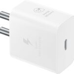Samsung Original 25W, Type C Power Adaptor Compatible For All Samsung Devices (Super Fast Charge 3.0)(White)