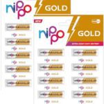 Nippo 4Dg Gold Aaa Battery | 1.5 V | 24 Months Shelf Life | For Toys, Remotes, Clocks, Wireless Mouse & More-Pack Of 20