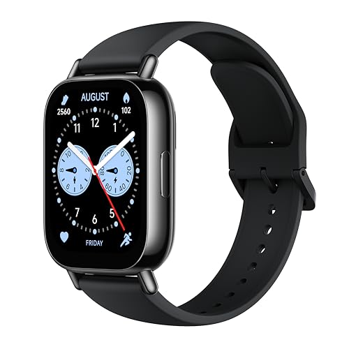 Redmi Watch 5 Lite, 1.96″ Amoled, Advanced In-Built Gps, 5 Atm, 18 Day Battery, Bluetooth Calling With Ai Noise Reduction, Always On Display, Black