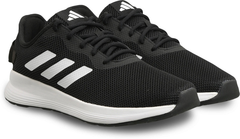 Adidas Fluo M Running Shoes For Men(Black , 10)